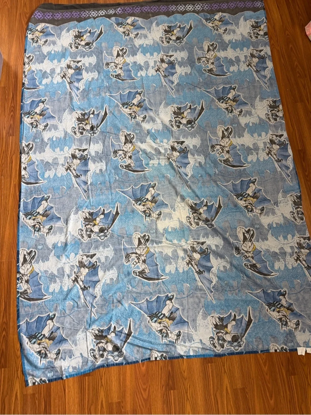 VTG 90’s Batman DC Comics Flat Sheet Twin Sheets